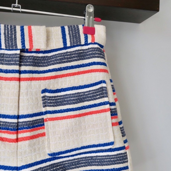 TOPSHOP High waist striped shorts - Picture 3 of 4